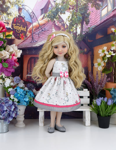 Wonderland Adventure - dress with shoes for Ruby Red Fashion Friends doll