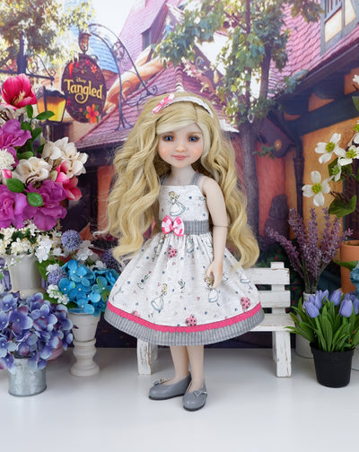 Wonderland Adventure - dress with shoes for Ruby Red Fashion Friends doll