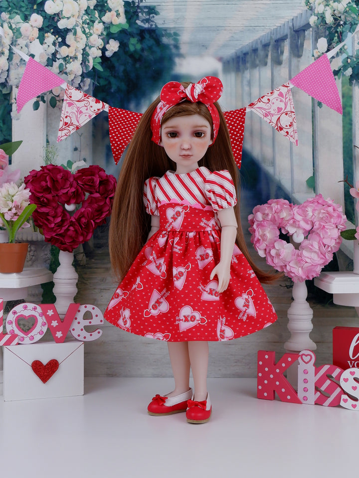 XOXO - dress and shoes for Ruby Red Fashion Friends doll