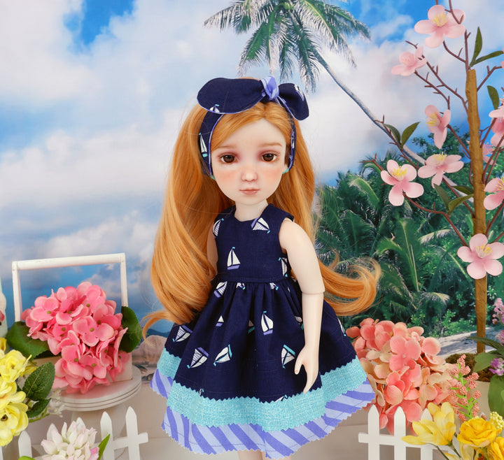 Yacht Club - dress with boots for Ruby Red Fashion Friends doll