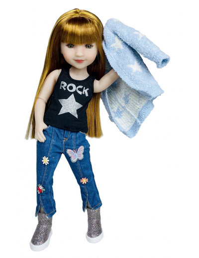 Rock Star Stella - Ruby Red Fashion Friend doll